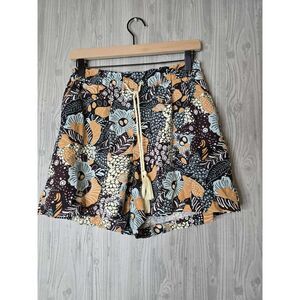 Joie Boho Floral Print Shorts Size 6 | Cottagecore Folklore Botanical Aesthetic